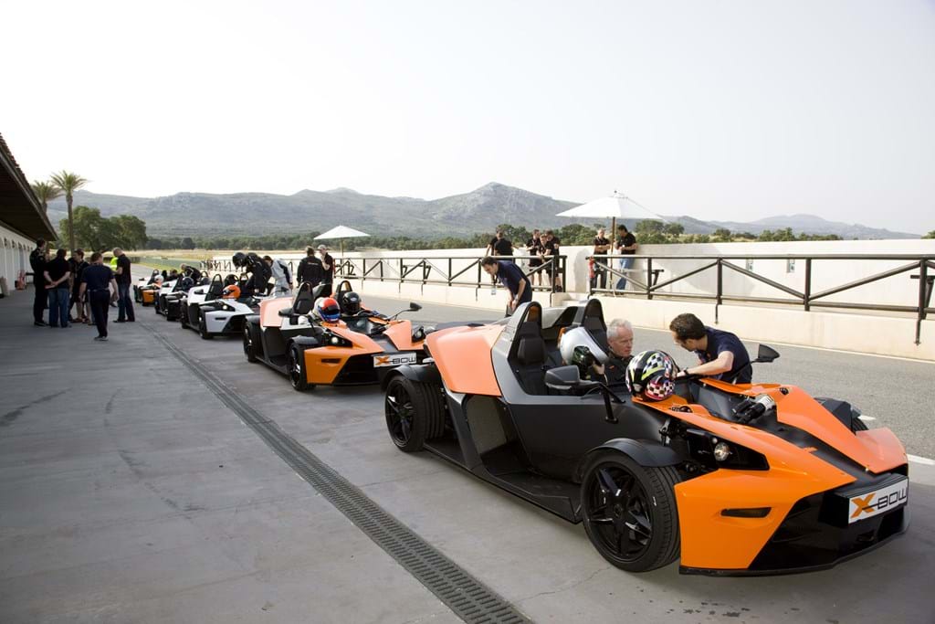European media launch of new track car