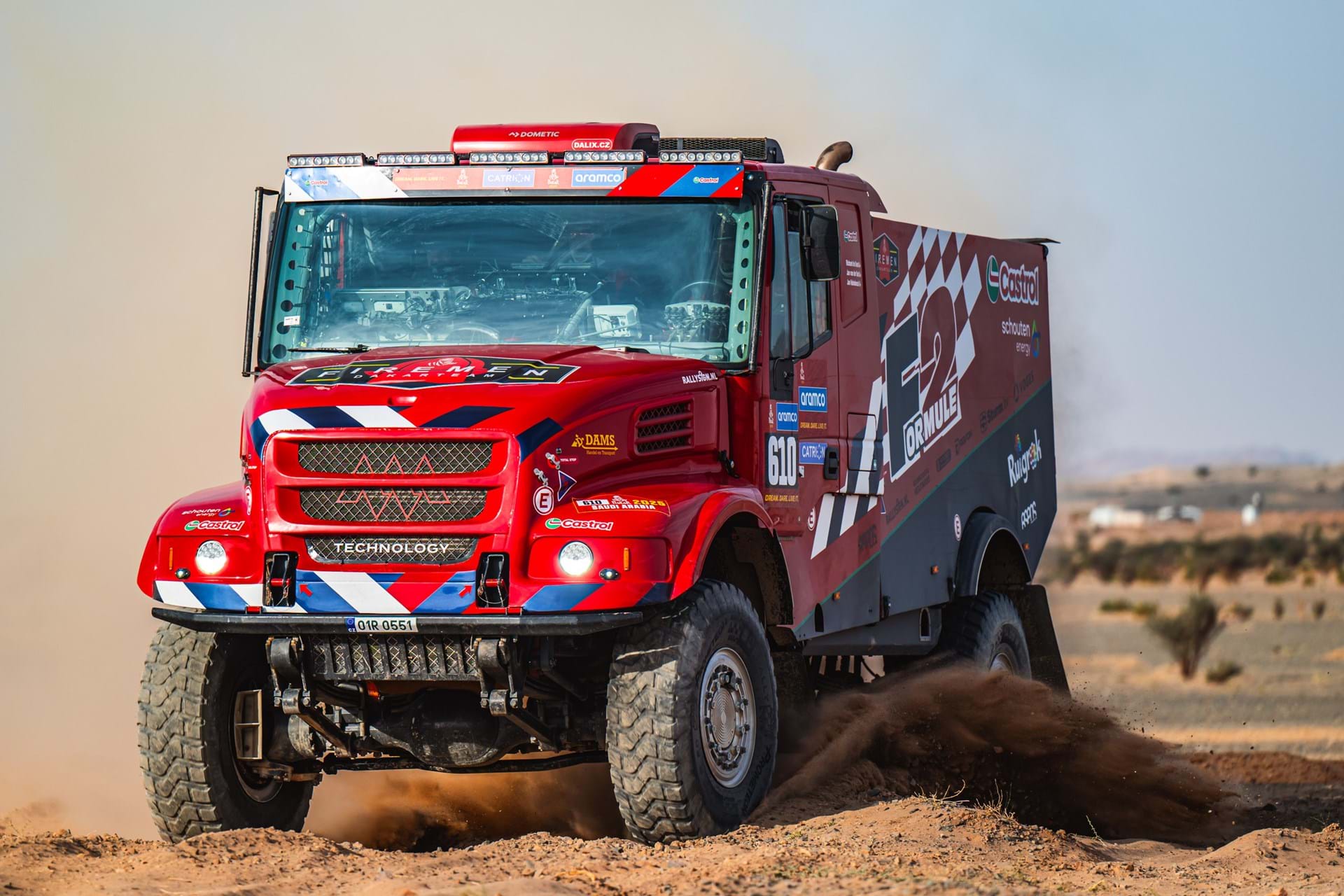 Castrol & Firemen Dakarteam In Action